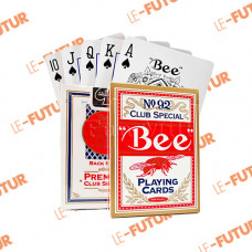 Карты игральные Bee №77 Jumbo синие 54 л