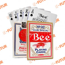 Карты игральные Bee №77 Jumbo Красные 54 л
