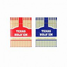 Карты для покера Texas Holdem пластик синие