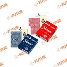 Карты игральные Fournier 818 красные крупный индекс 54л